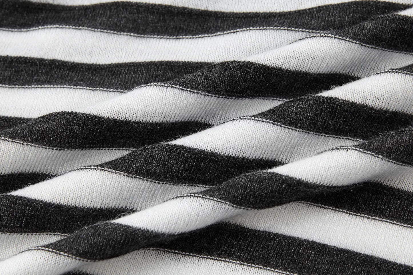 CozyU Women’s Lightweight Cashmere Triacetate Knit Top | Long Sleeve Striped Sweater for Early Fall