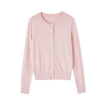 Pure Mulberry Silk & Cashmere Cardigan Women