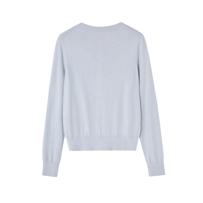 Pure Mulberry Silk & Cashmere Cardigan Women